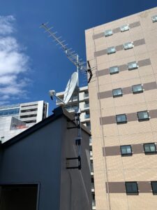 新宿区アンテナ工事施工事例
